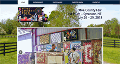 Desktop Screenshot of otoecountyfair.com