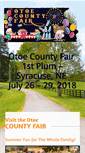 Mobile Screenshot of otoecountyfair.com